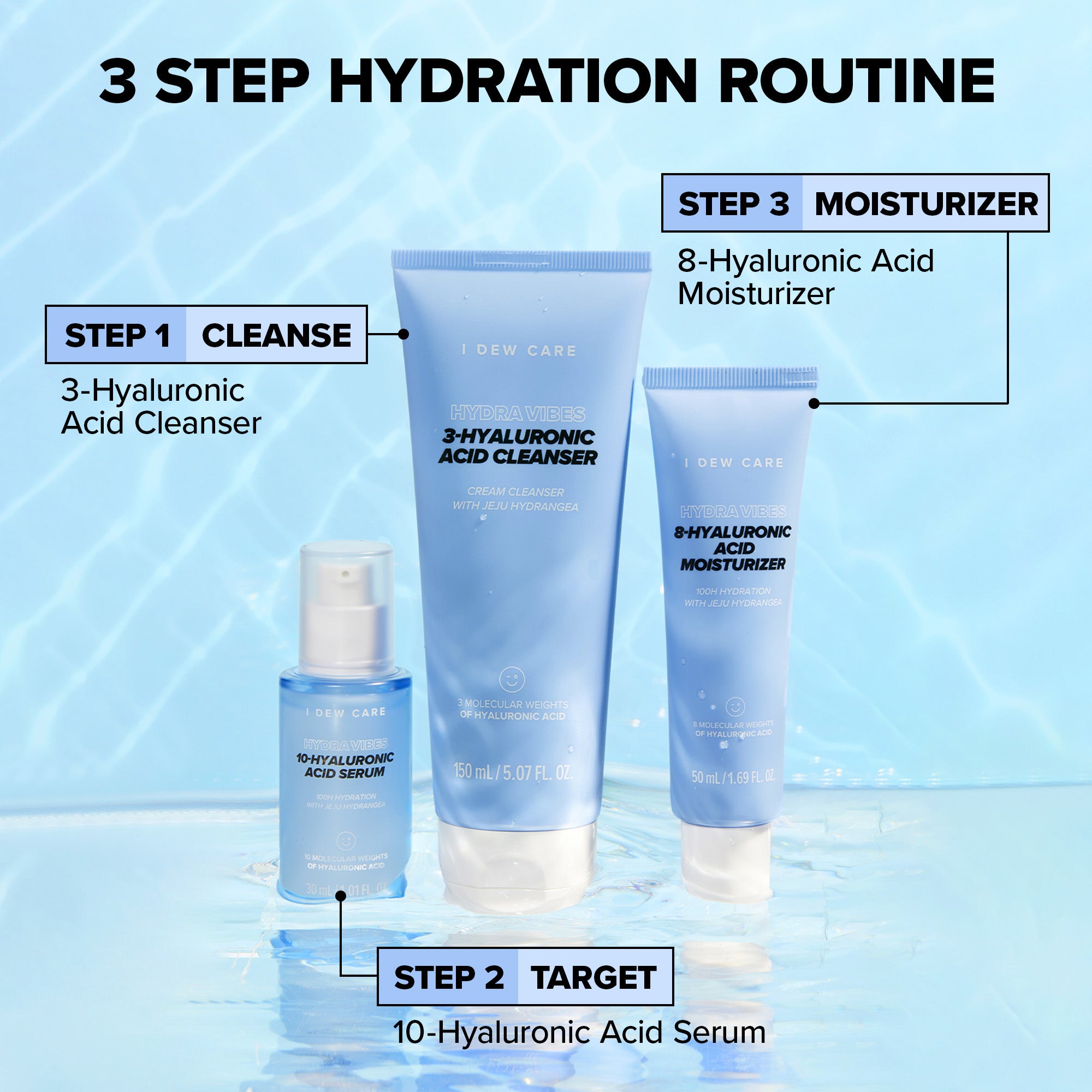 Hydra Vibes 3-Hyaluronic Acid Cleanser
