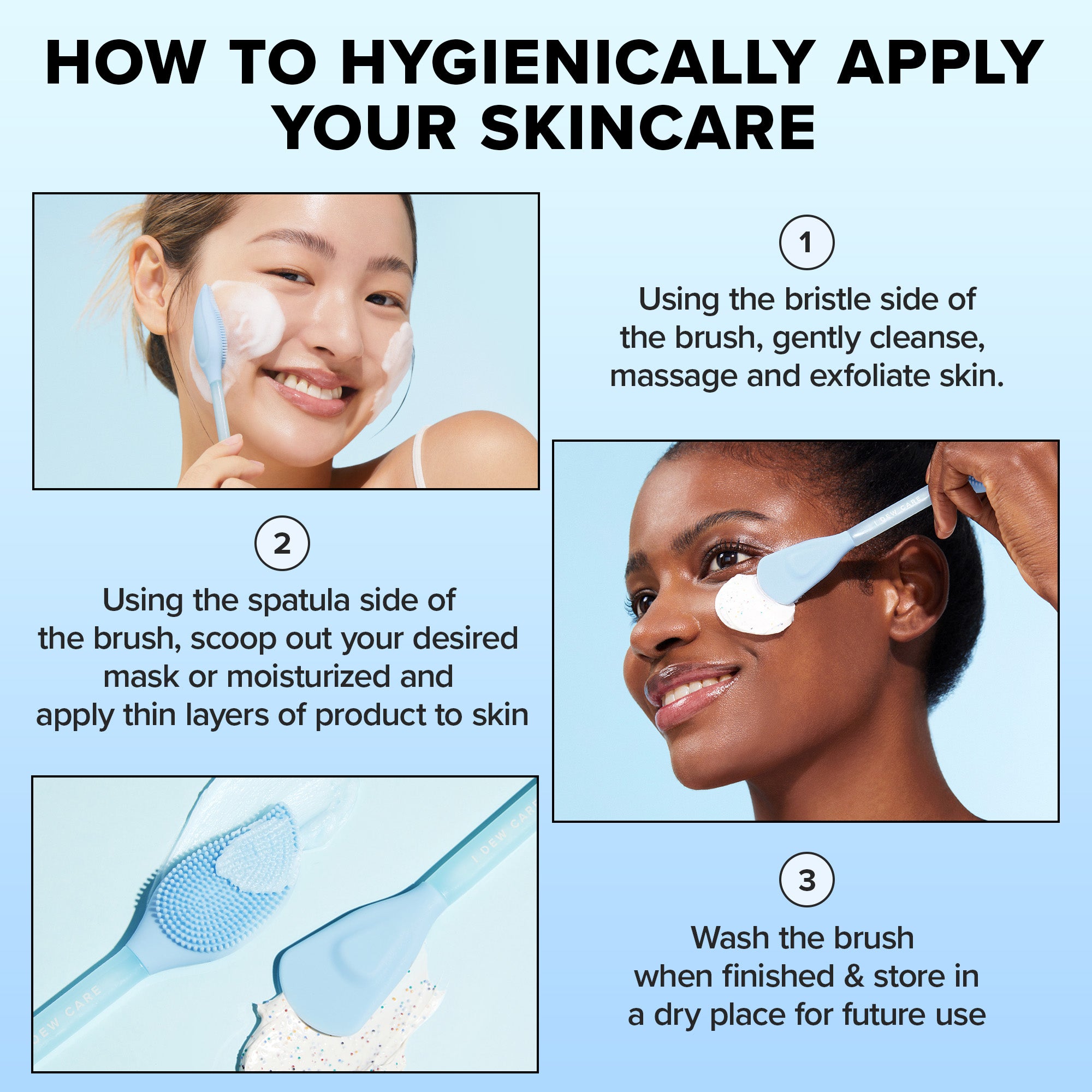 2-in-1 Silicone Mask Brush