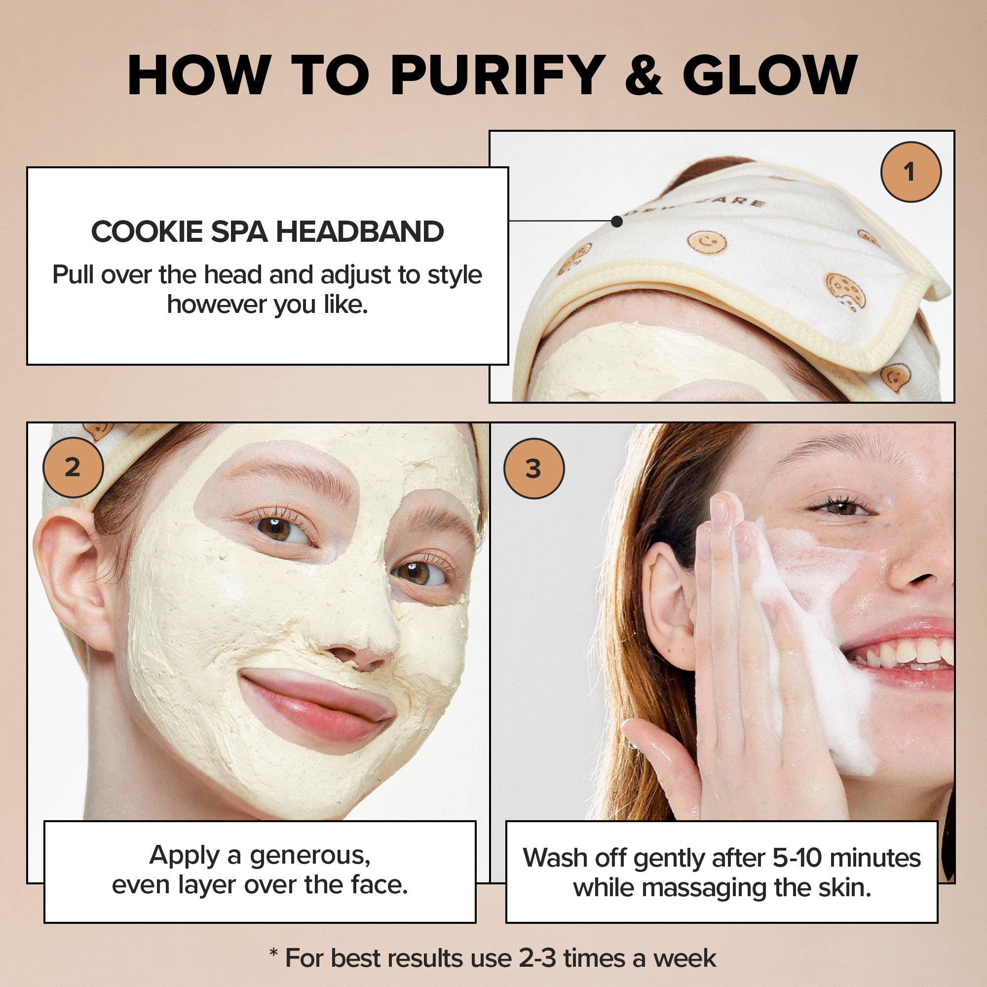 Wash Off Face Mask Set - How Dough I Look
