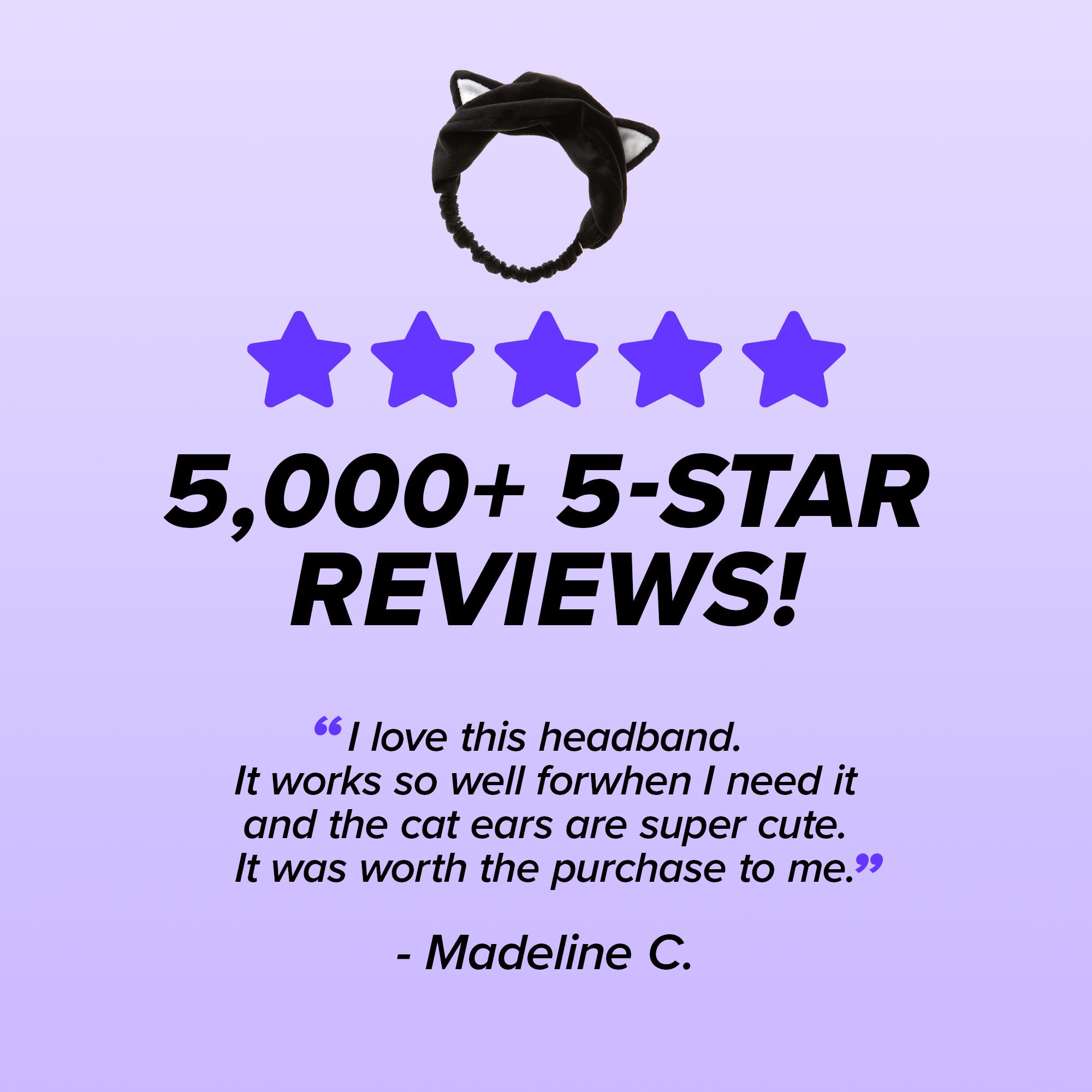 Black Cat Headband