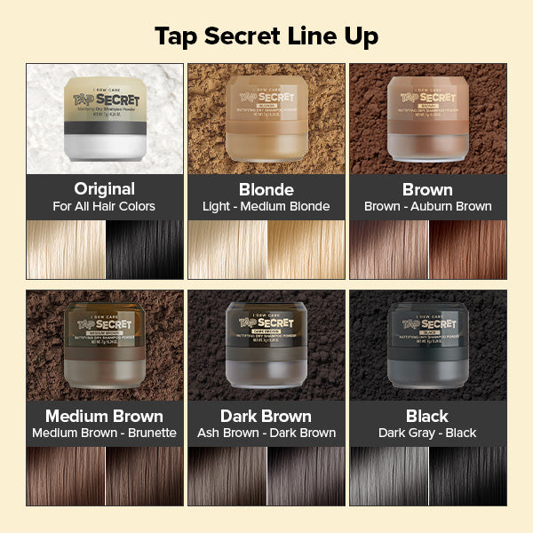 Tap Secret - Mattifying Dry Shampoo Powder