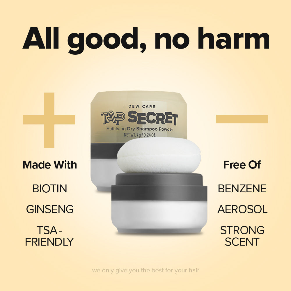 Tap Secret - Mattifying Dry Shampoo Powder