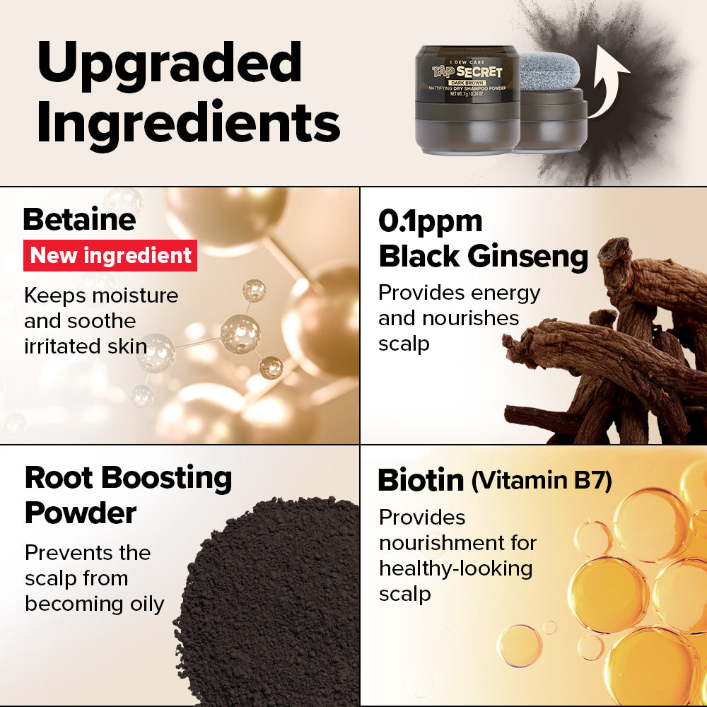 Tap Secret - Mattifying Dry Shampoo Powder