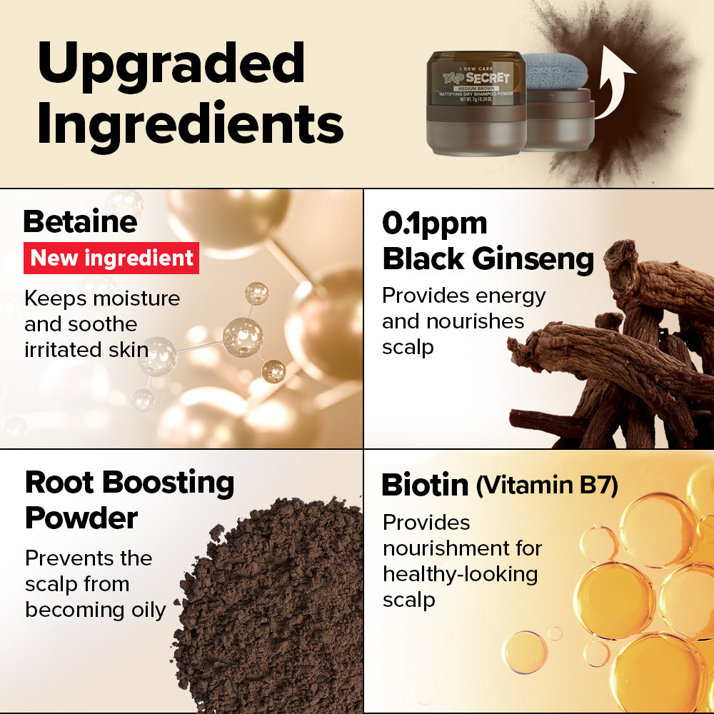 Tap Secret - Mattifying Dry Shampoo Powder