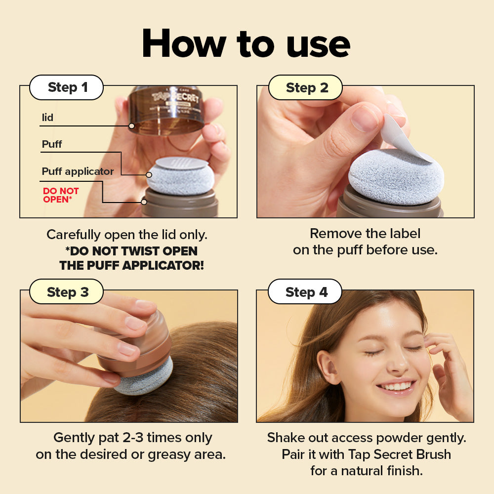 Tap Secret - Mattifying Dry Shampoo Powder