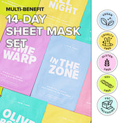 Glass Skin Facial Sheet Mask Variety Pack - Let's Get Sheet Faced