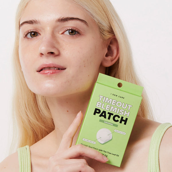 timeout blemish patch original - tea tree acne patch - small invisible acne patch 