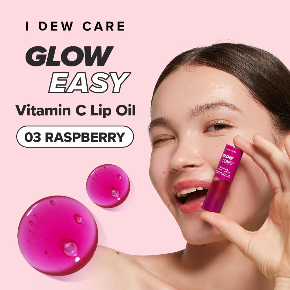 I DEW CARE | Glow Easy Lip Oil | Nourishing Vitamin C Tinted Lip Oil I DEW CARE | Glow Easy Lip Oil | Nourishing Vitamin C Tinted Lip Oil