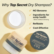 Tap Secret Refill Set - 2025 Holiday Limited Mattifying Dry Shampoo Powder