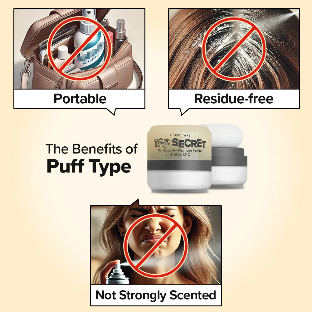 Tap Secret Refill Set - 2025 Holiday Limited Mattifying Dry Shampoo Powder
