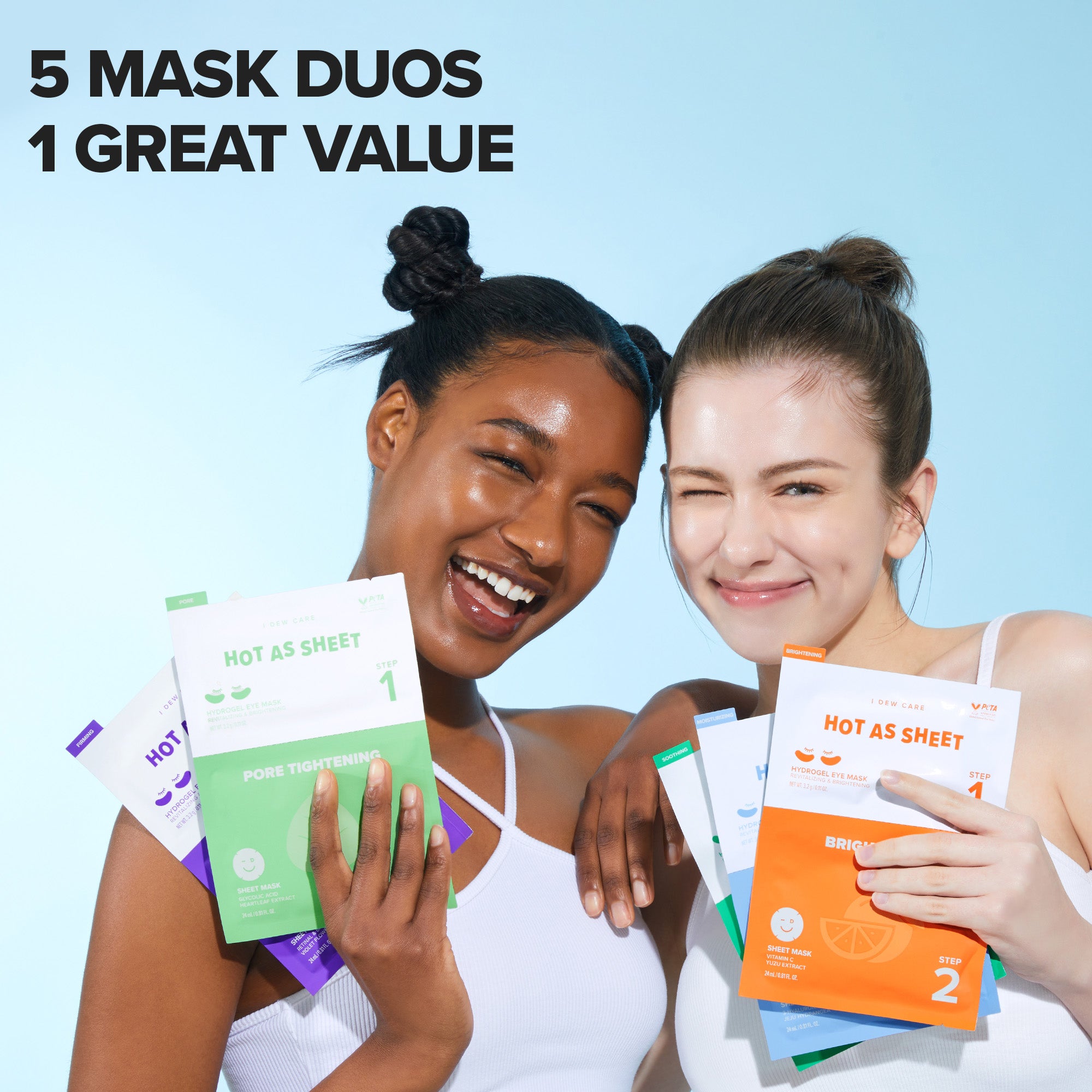Hot As Sheet 5-Day Eye & Face Multi-Masking Set
