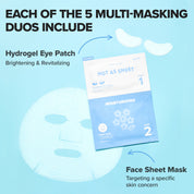Hot As Sheet 5-Day Eye & Face Multi-Masking Set