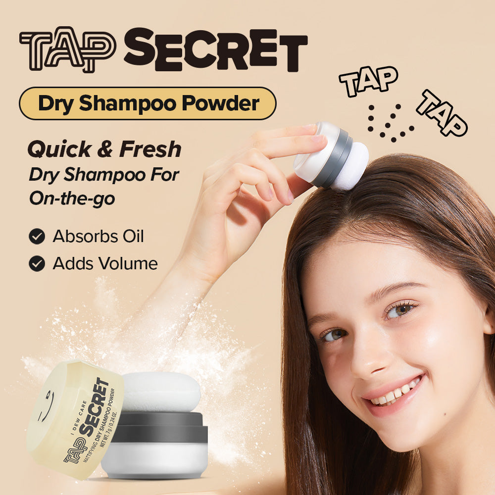 I DEW CARE | Tap Secret | Mattifying Dry Shampoo Powder
