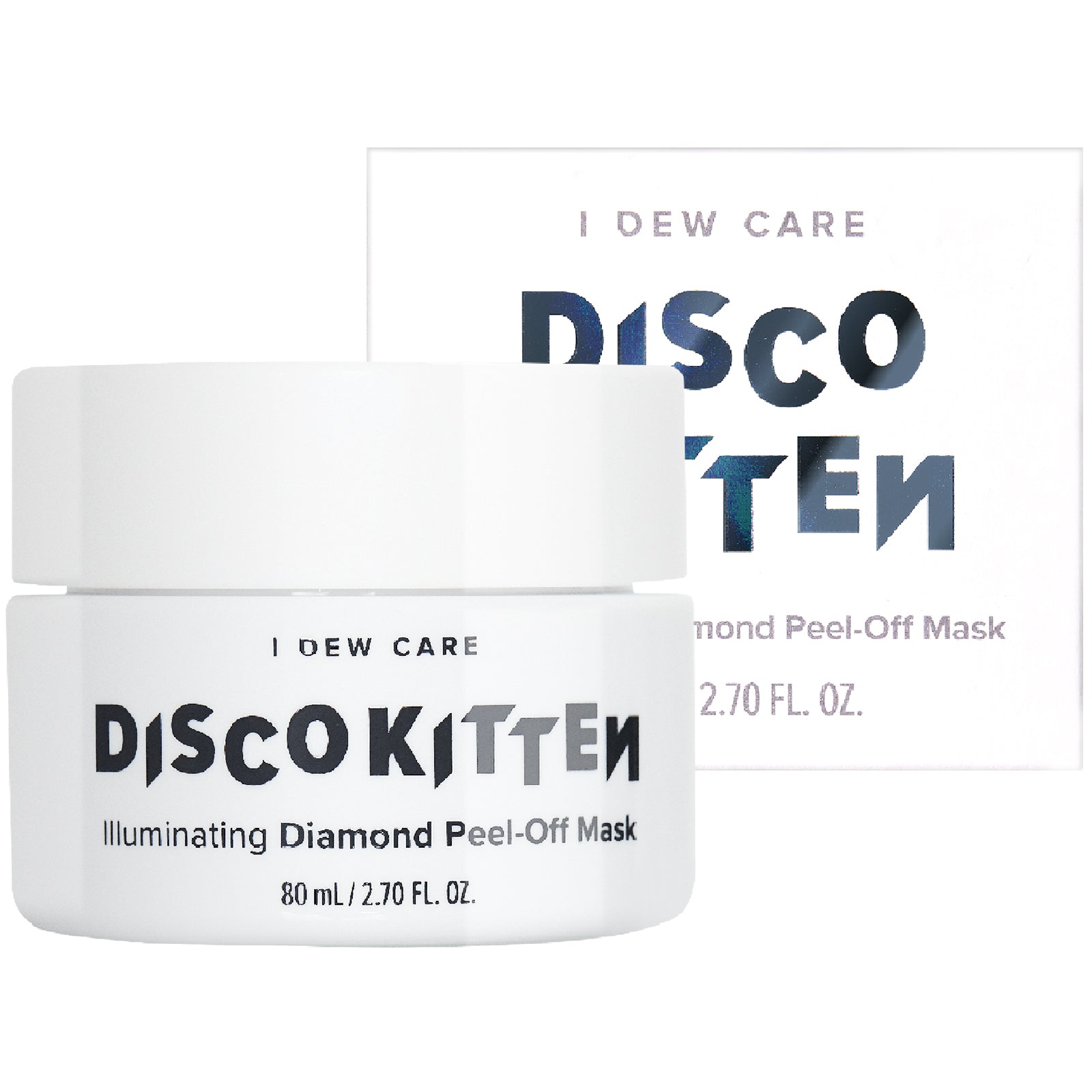 I DEW CARE Disco Kitten | Peel-off Mask | Illuminating Diamond Face Mask with White Water and Turnip Leaf Extract