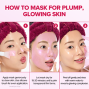 That's a Wrap - Collagen Peel off Mask & Brush & Headband Set