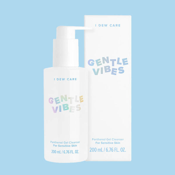 cleanser for sensitive skin - gentle vibes - i dew care