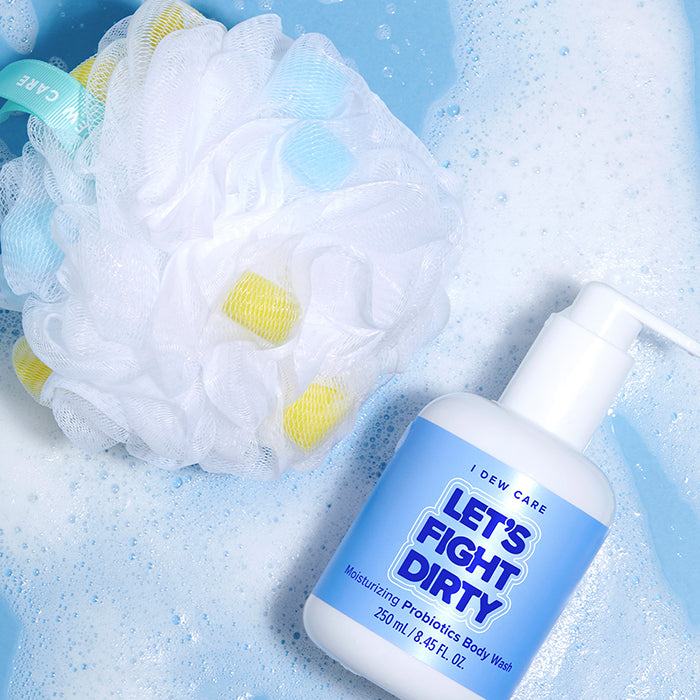 lets fight dirty body wash - best shower loofah - shower loofah - fun shower loofah - best shower loofah