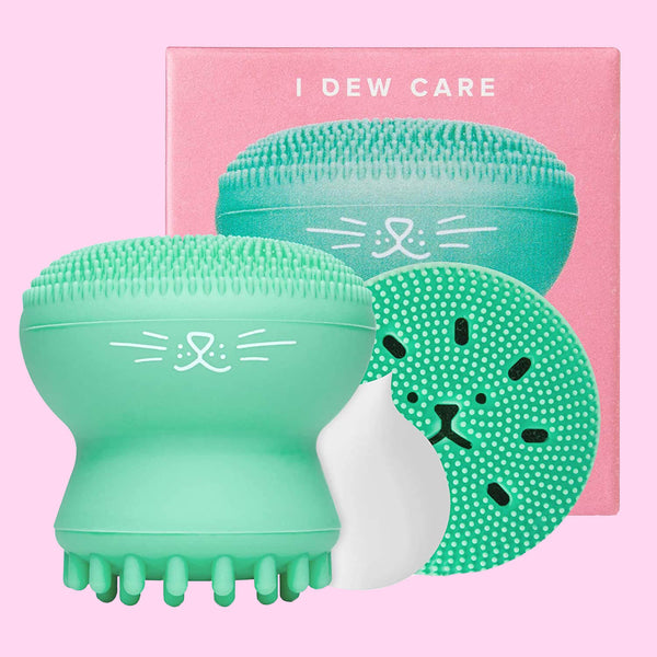 facial cleansing brush - facial brush - face scrubber - pawfect face scrubber